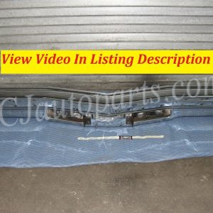 OEM 1977 1978 1979 Cadillac Deville Fleetwood FRONT BUMPER UPPER LOWER CENTER BAR #1609466/#1609467